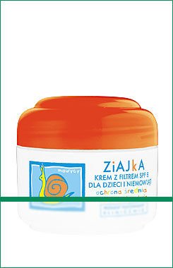 Ziaja - Ziajka - Krem z filtrem SPF6 dla dzieci i niemowląt od pierwszych dni życia OCHRONNY (ŚLIMAK) 50ml 5901887001362