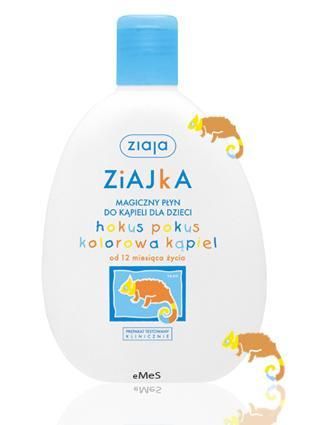 Ziaja - Ziajka - Magiczna piana do kąpieli dla dzieci od 12 mc Hocus pocus 400ml 5901887026518