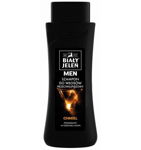 Biały Jeleń - For Men - Premium - Hipoalergiczny SZAMPON Z CHMIELEM 300ml 5900133007394