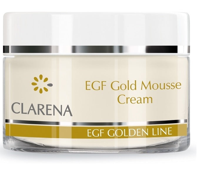 Clarena EGF Rejuvenating Anti Wrinkle Gold Mousse Cream 50ml