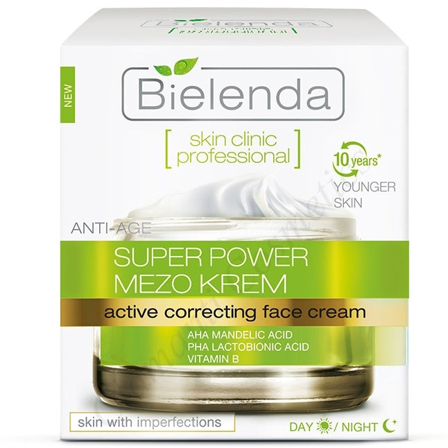 Bielenda Skin Clinic Professional Super Power Mezo Korygujący Krem Do Twarzy 50ml