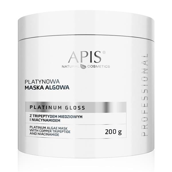 Apis Professional Platinum Gloss Algae Mask z Cooper Tripeptydem i Niacynaminą 200g