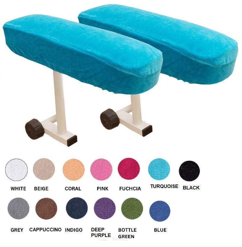 Velvet Nail Art Beauty Hand Rest Cushion Cover - Turquoise