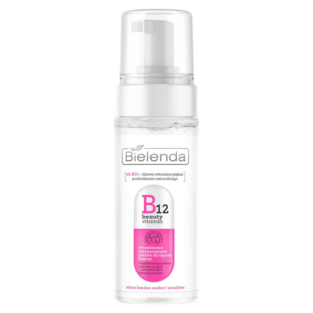Bielenda B12 Beauty Vitamin Cleansing Facial Foam 150ml