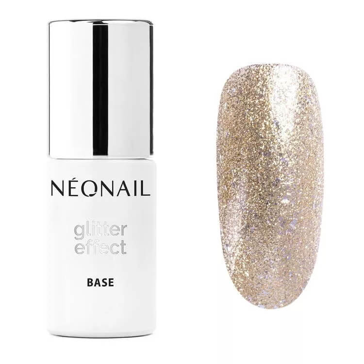 NeoNail UV/LED Soak Off Glitter Effect Base Gold 7,2 ml