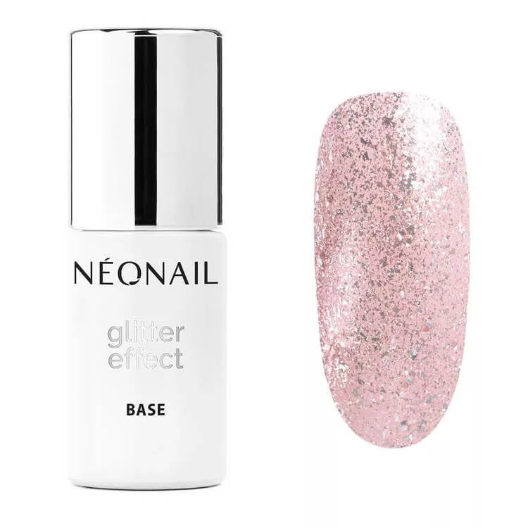 NeoNail UV/LED Soak Off Glitter Effect Base Rose 7,2 ml