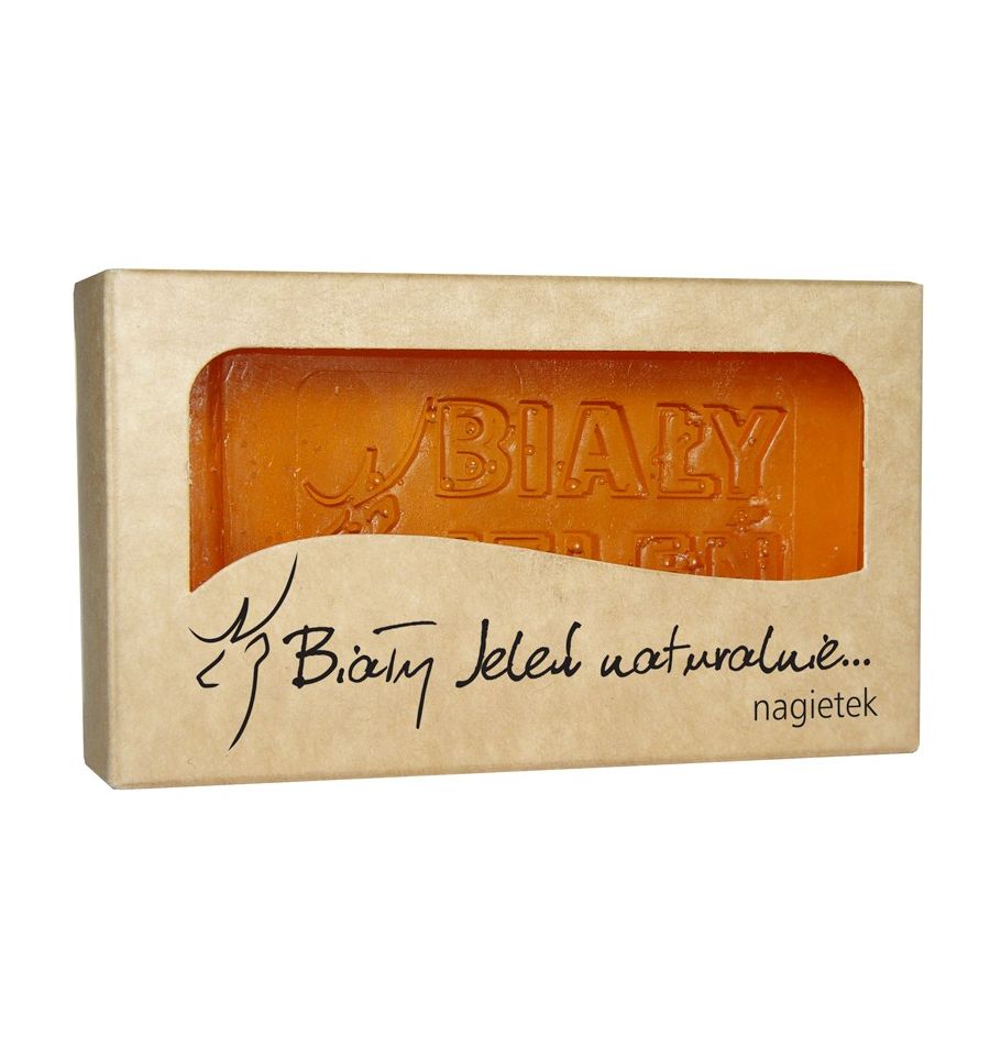 Biały Jeleń - Hypoallergenic glycerine SOAP with marigold extract 100g 5900133009886