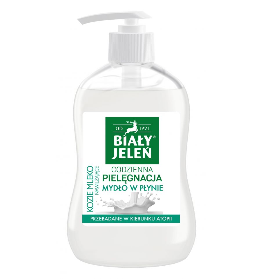 Biały Jeleń - Hypoallergenic liquid SOAP with GOAT'S MILK 300ml 5900133009589