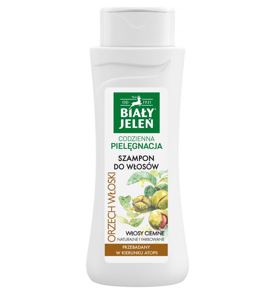 Biały Jeleń - Hypoallergenic SHAMPOO for natural dark and devoid of glamor hair 300ml 5900133009930