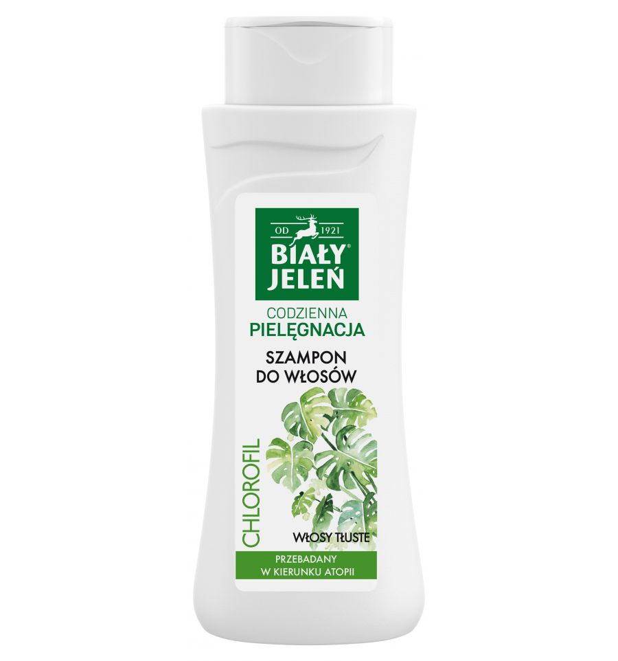 Biały Jeleń - Hipoalergiczny SZAMPON Z NATURALNYM CHLOROFILEM 300ml 5900133006045