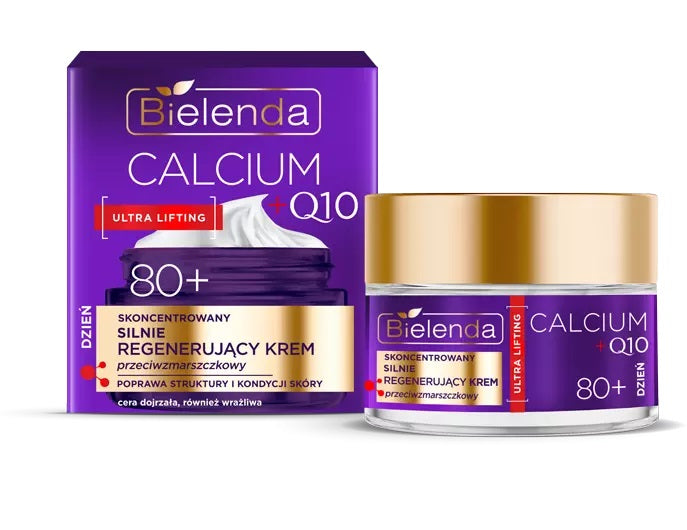 Bielenda Calcium + Q10 Krem przeciwzmarszczkowy na dzień 80+ 50ml