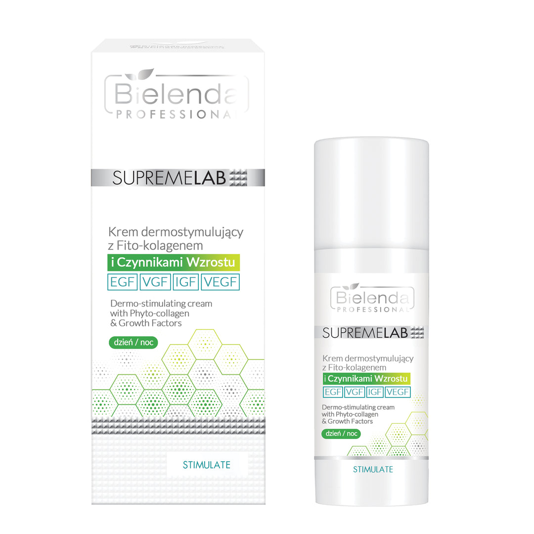 Bielenda Professional Supremelab Derm Dermostimulating Cream z Phyto Collagen i czynnikami wzrostu 50ml