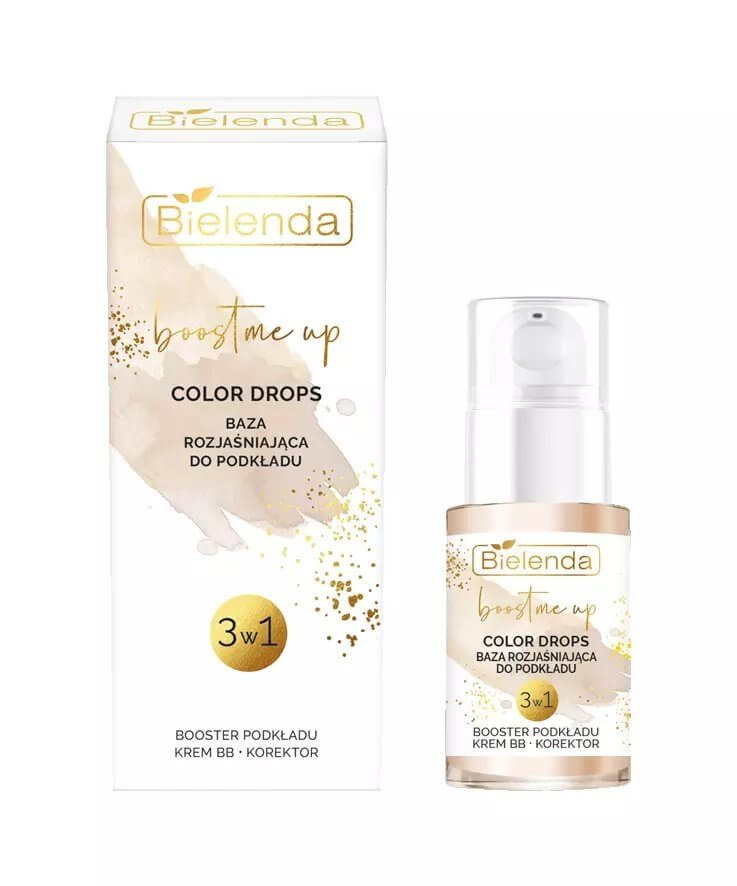Bielenda Boost Me Up Colour Drops 3in1 Brightening  Foundation Base 30ml