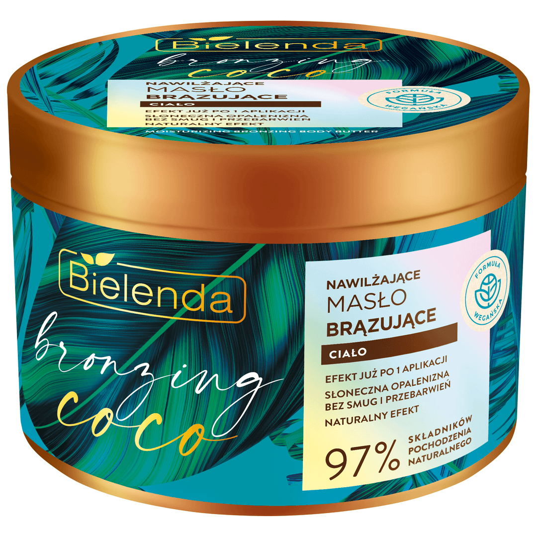 Bielenda Bronzing Coco Moisturizing Bronze Body Butter 97% Natural ingredients 200ml