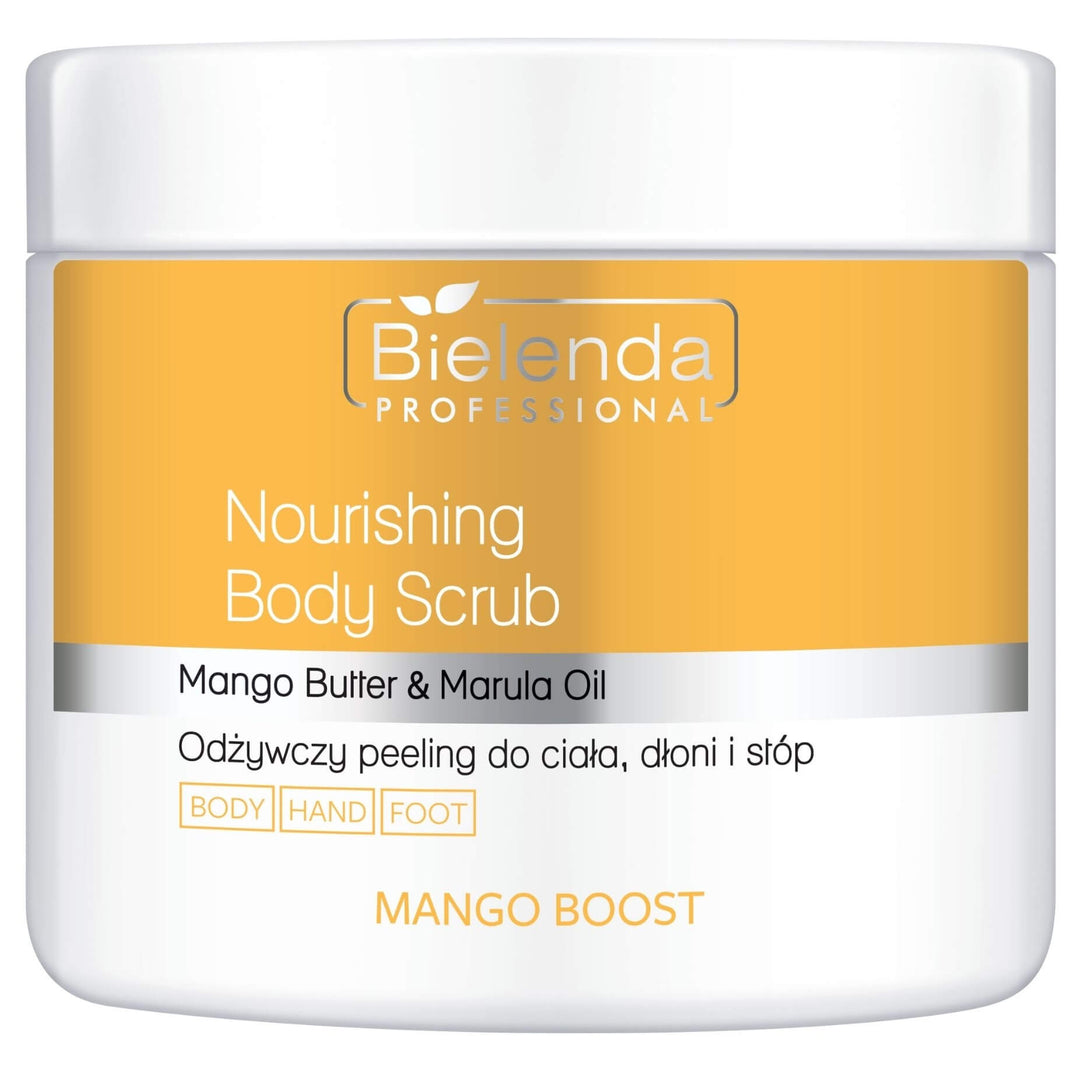 Bielenda Professional Mango Boost Odżywczy peeling do ciała i stóp 550g