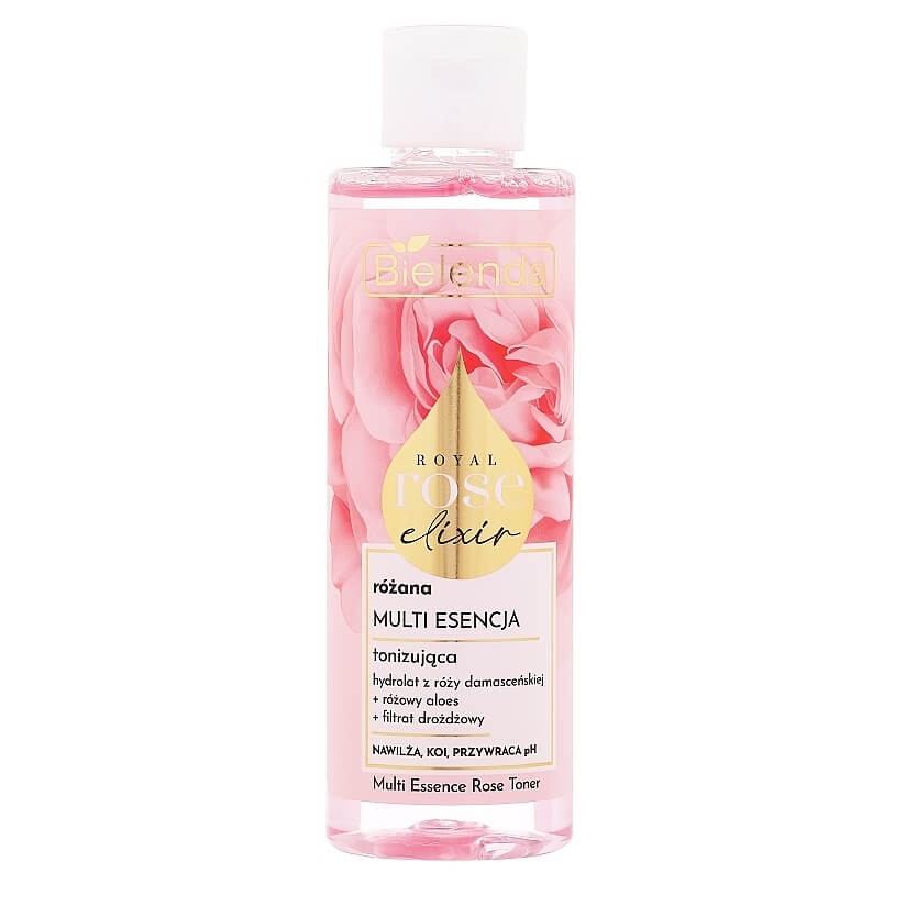 Bielenda Royal Rose Elixir Nawilżający Kojący Multi Essence Tonik Różany 200ml