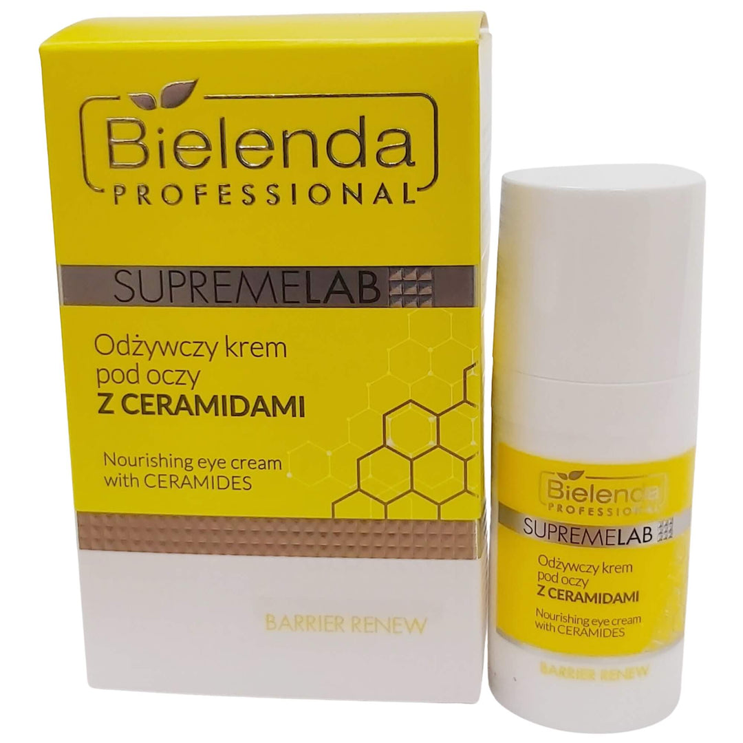 Bielenda Professional Supremelab Barrier Renew Odżywczy krem ​​pod oczy z ceramidami 15ml