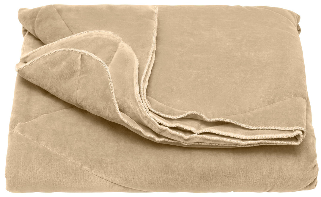 Velvet Thermal Blanket for Beauty Treatments 180 x 100cm - Beige