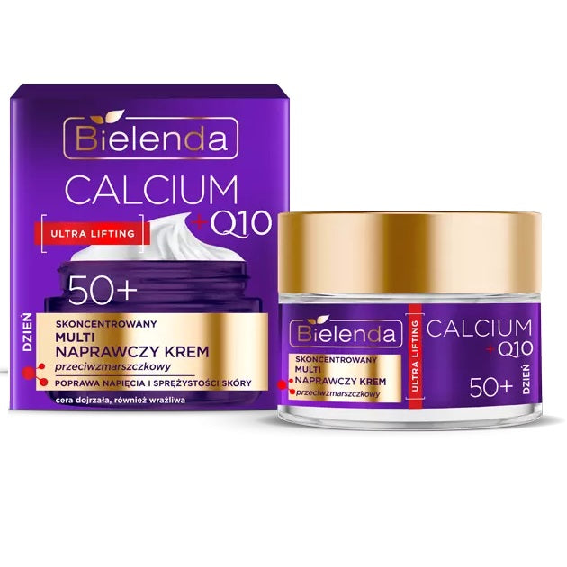 Bielenda Calcium + Q10 Ultra Lifting Multi-Repair 50+ Krem do twarzy na dzień 50ml