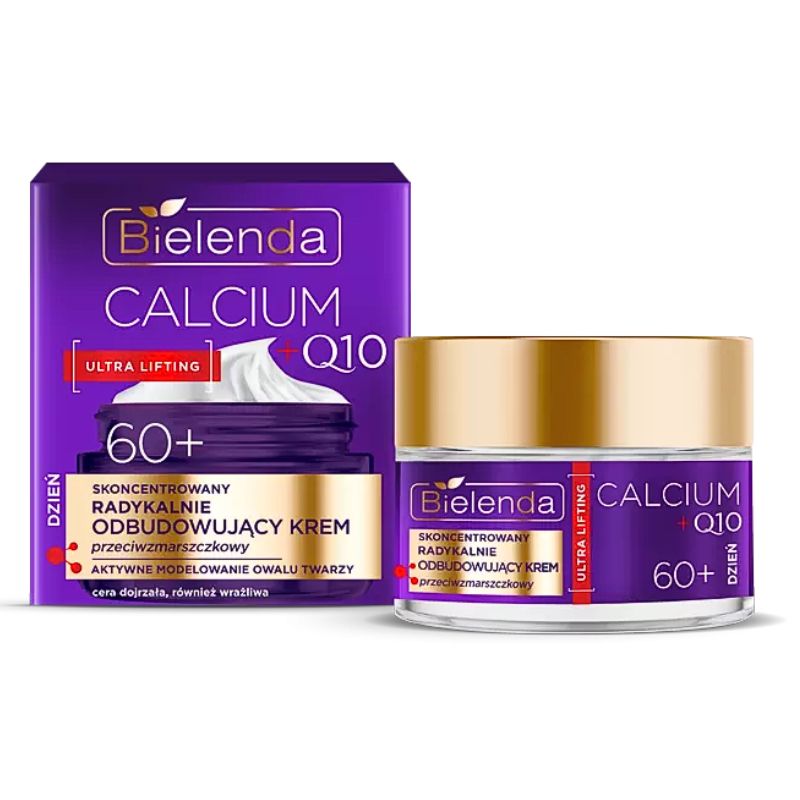 Bielenda Calcium + Q10 Ultra Lifting Radically Rebuilding Krem do twarzy 60+ Dzień 50ml