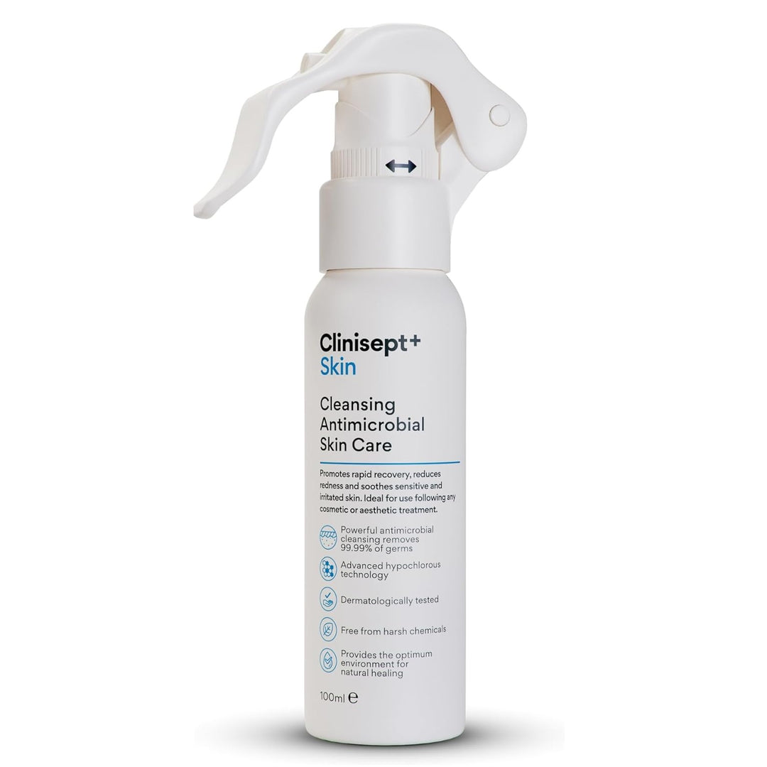 Clinisept+ Skin Cleansing Antimicrobial Hypochlorous Solution 100ml