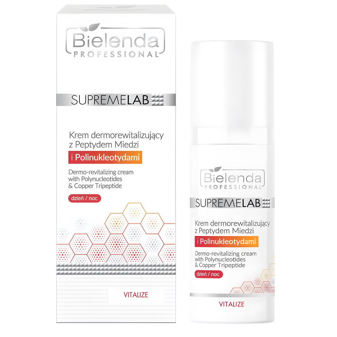 Bielenda Professional Supremelab Skin Architect Derm Dermorevitalizing Cream z peptydem miedzi i polinukleotydami 50ml