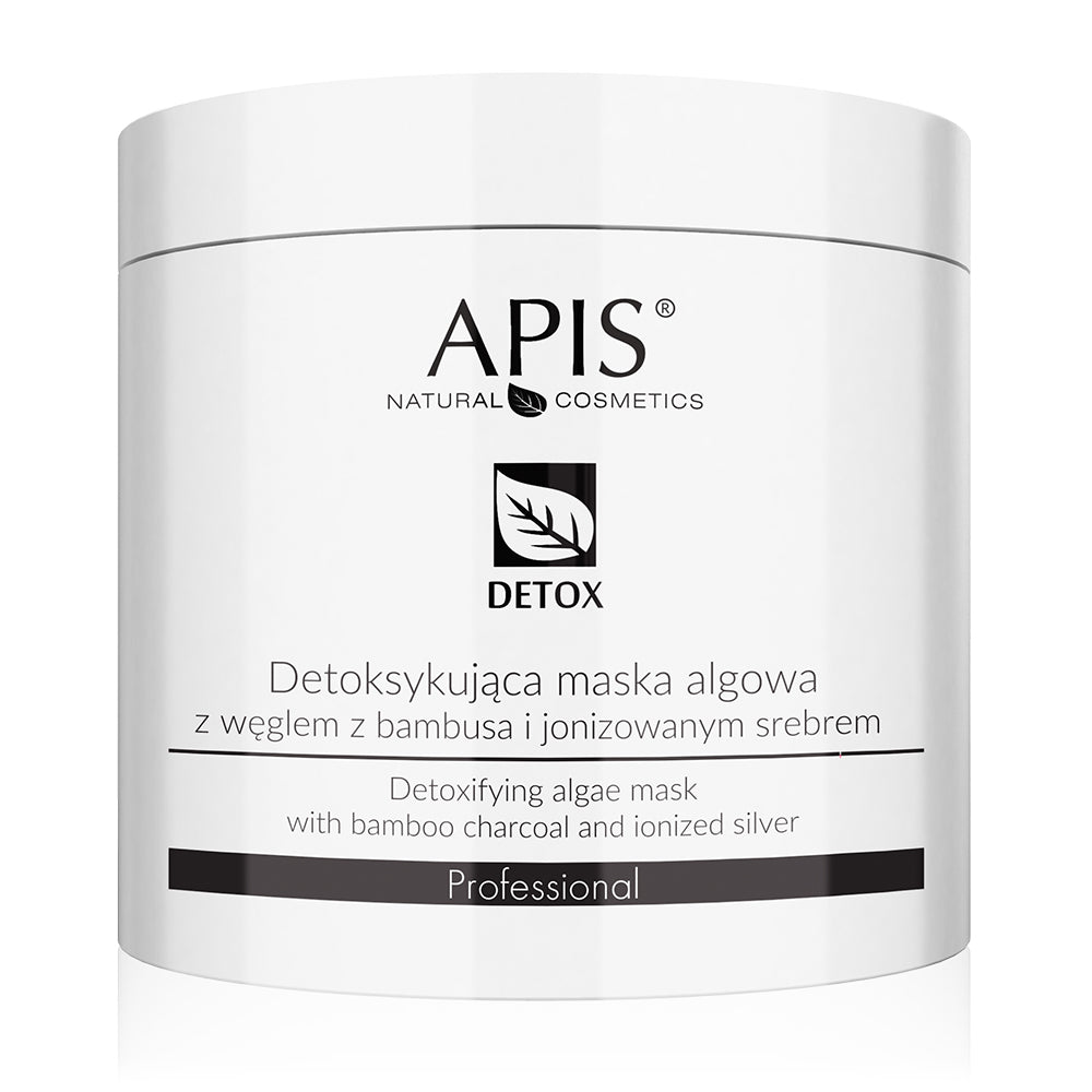 Apis Professional Detoxifying Algae Mask z węglem bambusowym i jonizowanym srebrem 200g