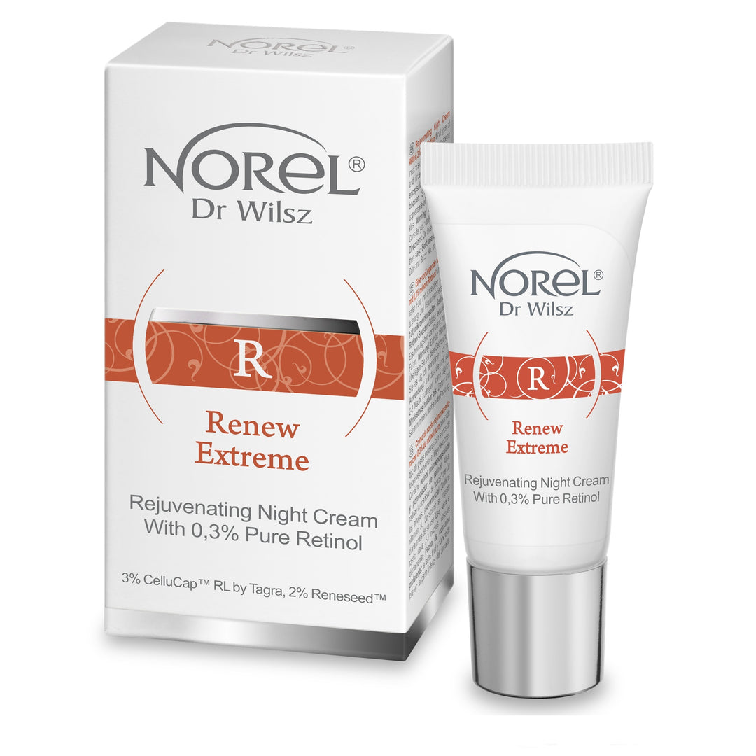 Norel Renew Extreme Rejuvenating Night Cream z 0,3% czystego retinolu 15 ml