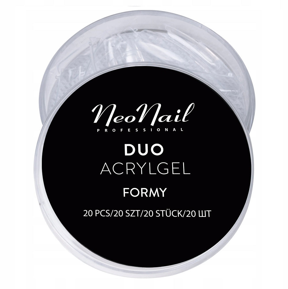 NeoNail Tips Duo AcrylGel Różne rozmiary 20 szt.