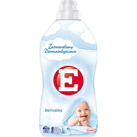 E - DELICATE - Płyn do zmiękczania tkanin 1100 ml (50 prań) 9000101588156