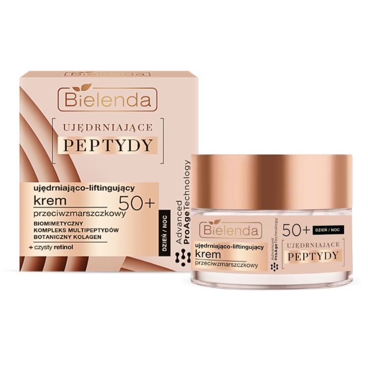 Bielenda Firming Peptides Ujędrniający i Nawilżający Krem Przeciwzmarszczkowy 50+ dzień/noc 50 ml