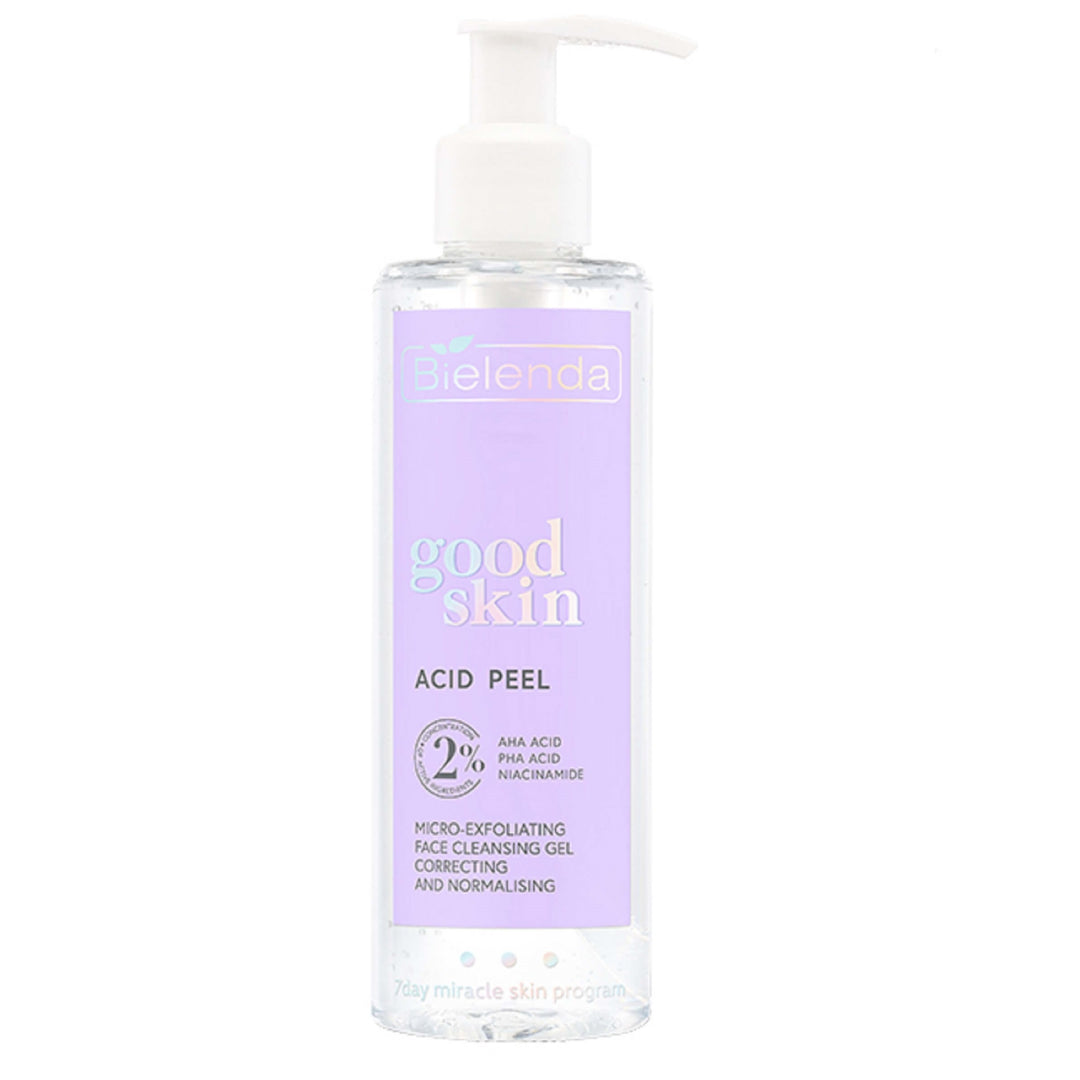 Bielenda Good Slin Acid Peel Micro-Exfoliating face Cleansing Gel Korygujący i Normalizujący 195g
