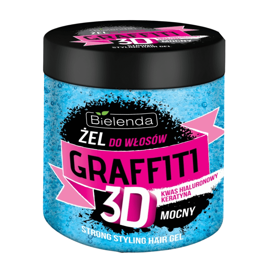 Bielenda Graffiti 3D Strong Hair Gel z kwasem hialuronowym i keratyną 250g