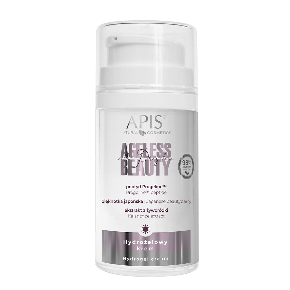 Apis Ageless Beauty Hydrożelowy krem ​​przeciwzmarszczkowy do twarzy z peptydem progeliny 50ml