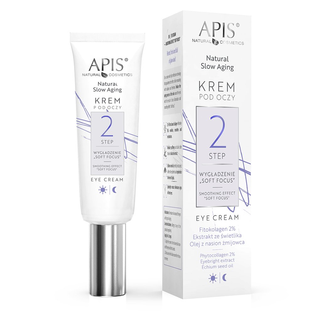 Apis Natural Slow Aging Step 2 Smoothing Effect Soft Focus Eye Cream 15ml