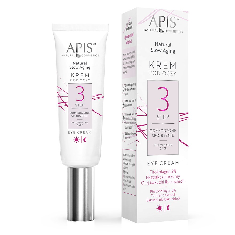 Apis Natural Slow Aging Step 3 Rejuvenated Gaze Eye Cream 15ml