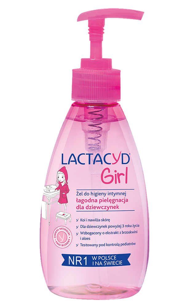 Lactacyd GIRL – Żel do higieny intymnej dla dziewczynek od 3. roku życia 200ml 5391520947629