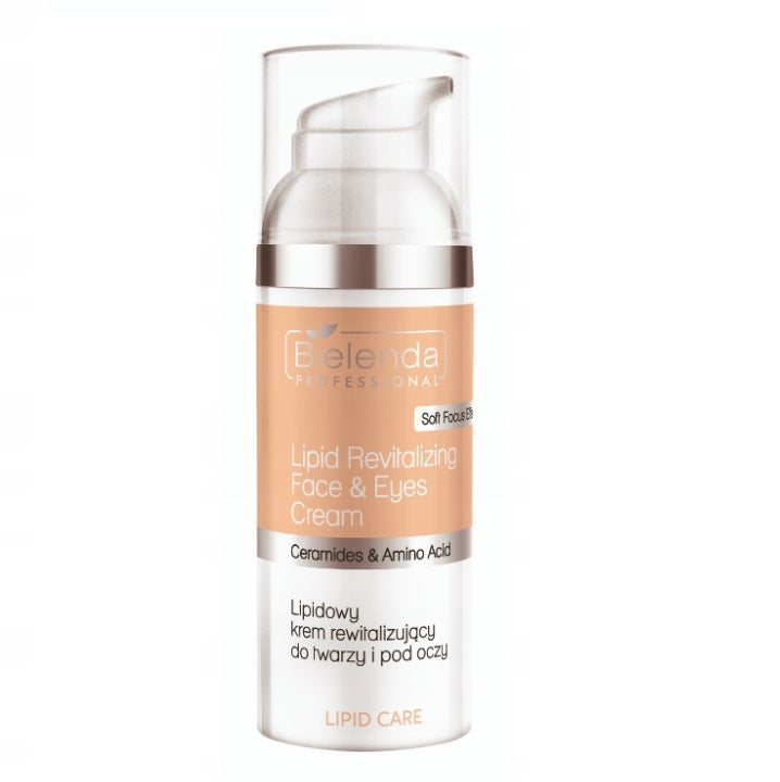 Bielenda Professional Lipid Care Revitalising Lipid Face &amp; Eye Cream z Ceramidami i Aminokwasami 50ml