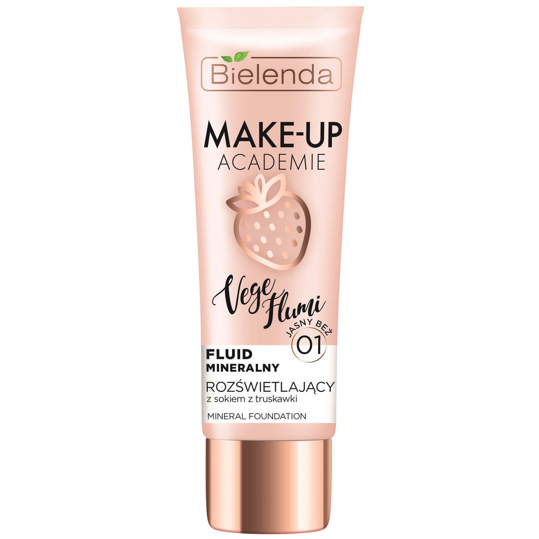 Bielenda Make Up Academie Vege Flumi Mineral Fluid 01 Jasny Beż 30g