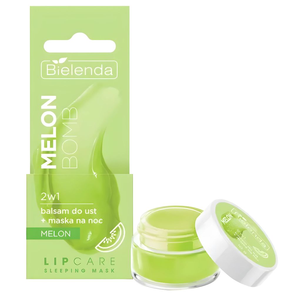 Bielenda Lip Care Sleeping Mask Melon Bomb 2w1 Balsam do ust + Maska na noc 10g