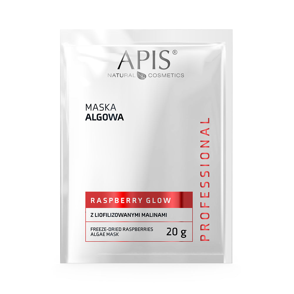 Apis Professional Raspberry Glow Freeze-Dried Raspberries Algae Mask 20g