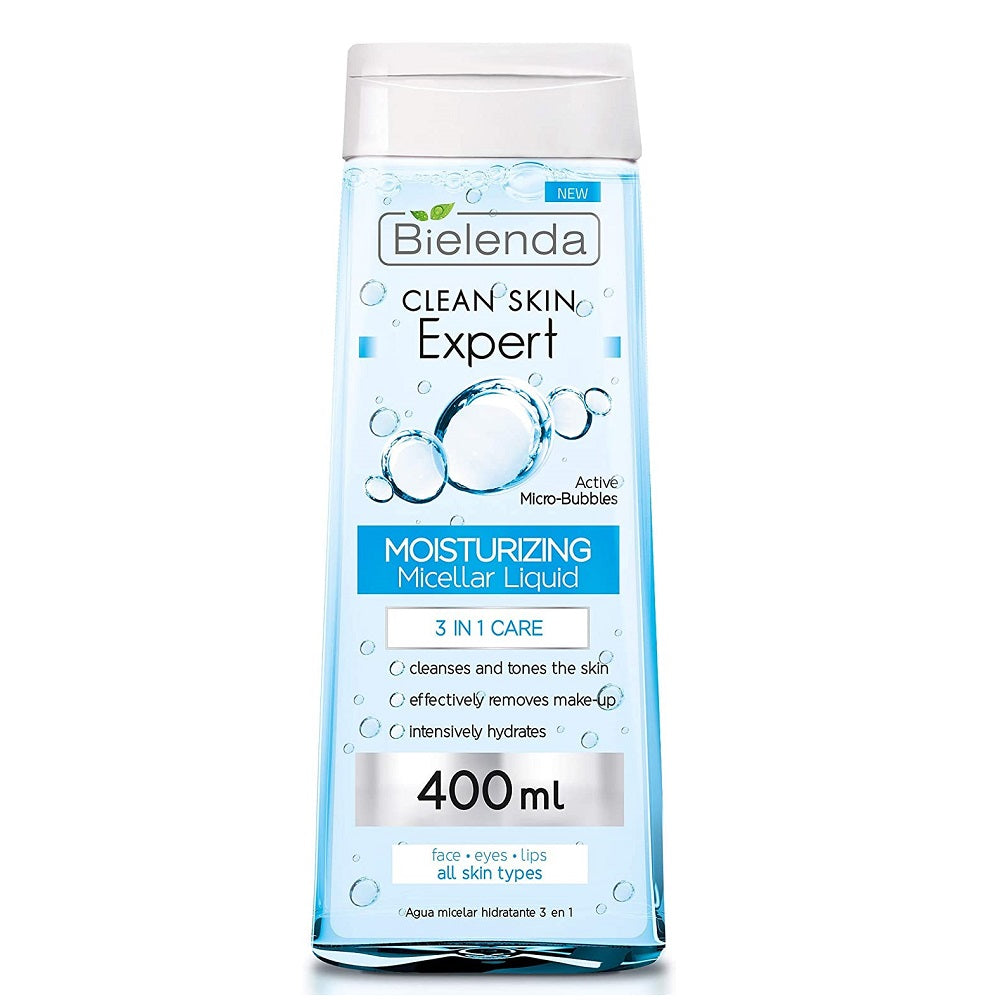 Bielenda Skin Clean Expert 3 w 1 Nawilżająca Woda Micelarna 400ml