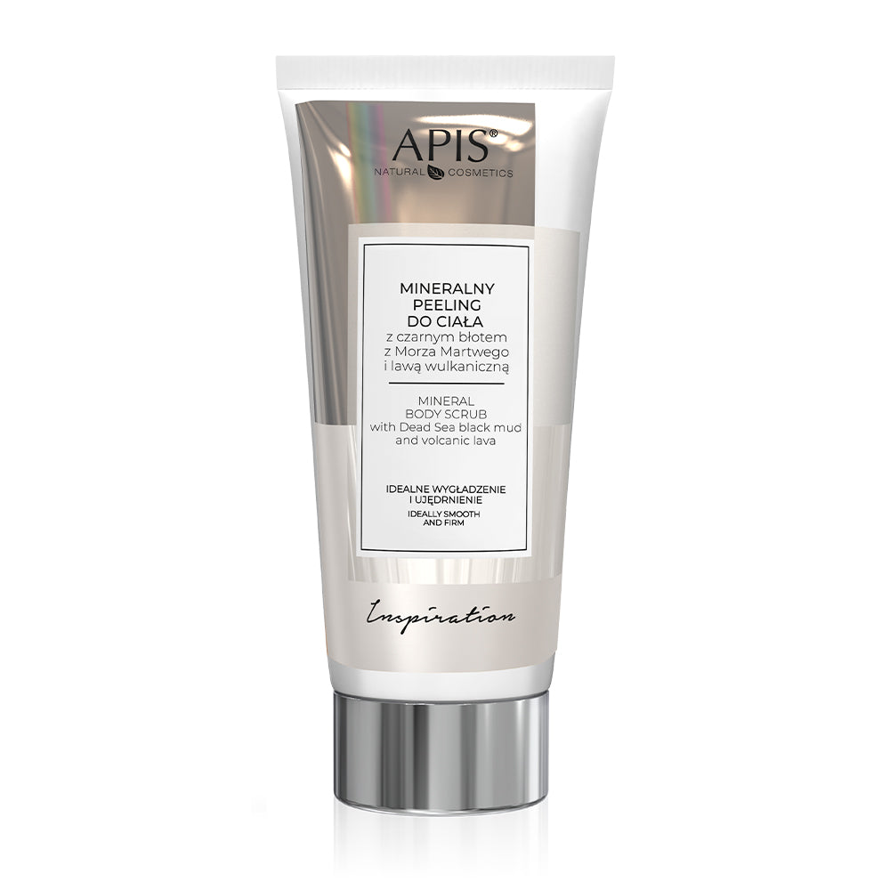 Apis Inspiration Mineral Body Scrub z czarnym błotem z Morza Martwego i lawą wulkaniczną 200ml