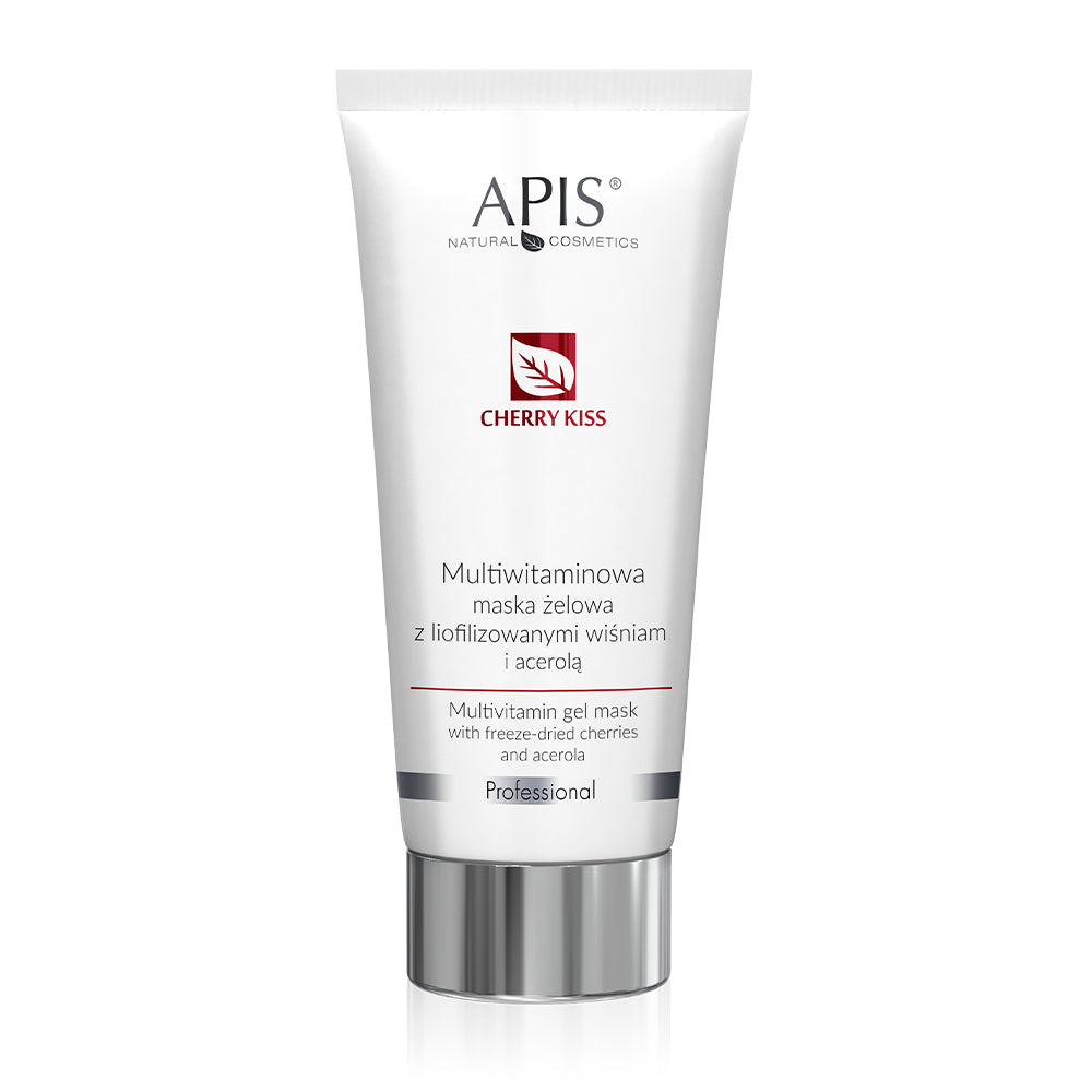 Apis Professional Cherry Kiss Multiwitaminowa maska ​​żelowa z liofilizowanymi wiśniami i acerolą 200 ml/ Termin ważności 01.2025