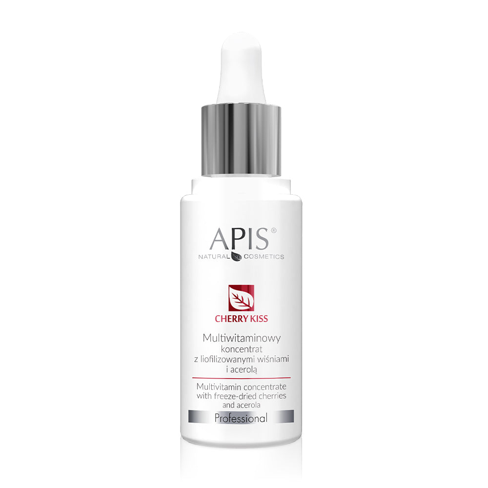 Apis Professional Cherry Kiss Multiwitaminowy koncentrat z liofilizowanymi wiśniami i acerolą 30ml