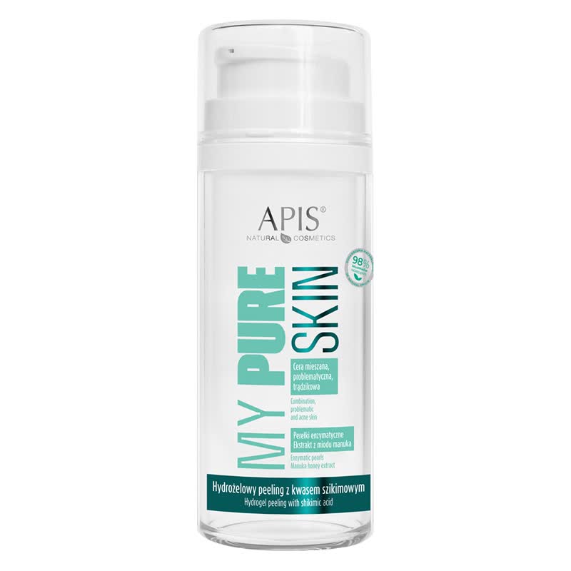 Apis My Pure Skin Hydrogel Peeling z kwasem szikimowym 100ml