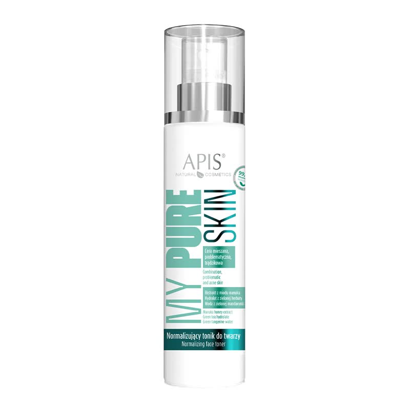 Apis My Pure Skin Tonik Normalizujący do skóry mieszanej, problematycznej i skłonnej do trądziku 150ml