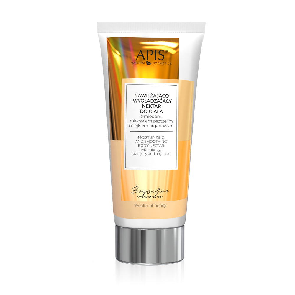 Apis Wealth of Honey 93% Natural Ingredients Body Nectar with Royal Jelly and Almond Oil 200ml