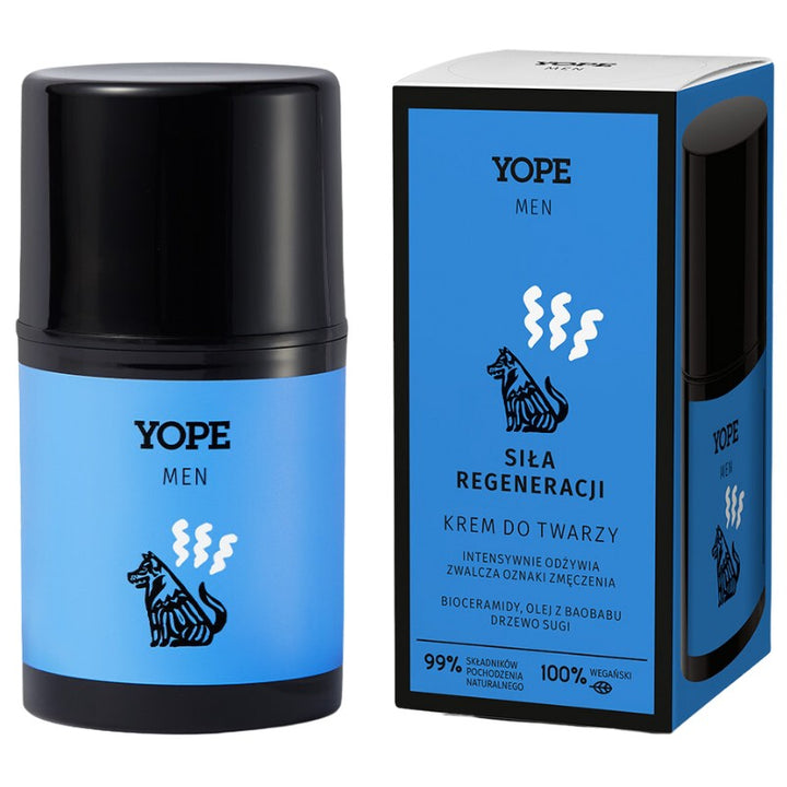 YOPE Men Wood Krem do Twarzy dla Mężczyzn Siła Regeneracji 50 ml 5903760207267