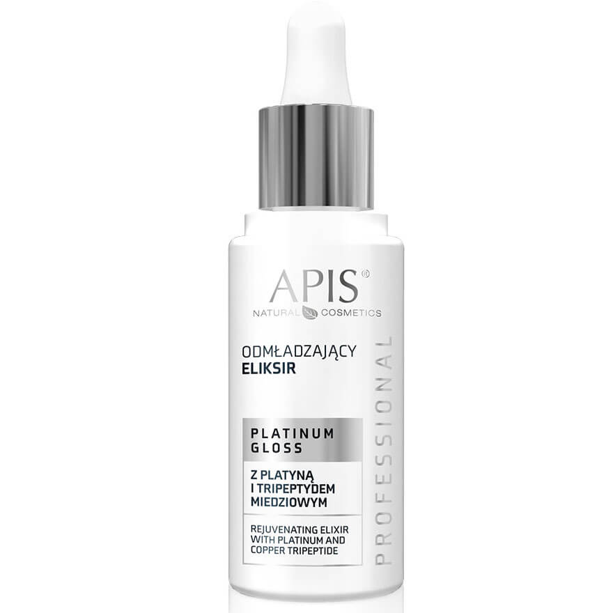 Apis Professional Platinum Gloss Rejuvenating Elixir with Platinum and Copper Tripeptide 30ml